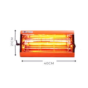 LÁMPARA DE 1 QUEMADOR CON TEMPORIZADOR 1000 WATTS