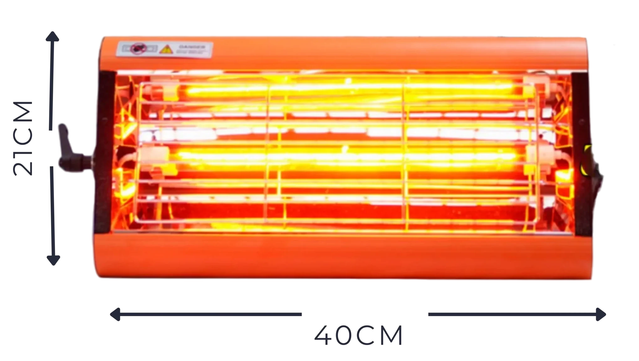 LÁMPARA DE 1 QUEMADOR CON TEMPORIZADOR 1000 WATTS