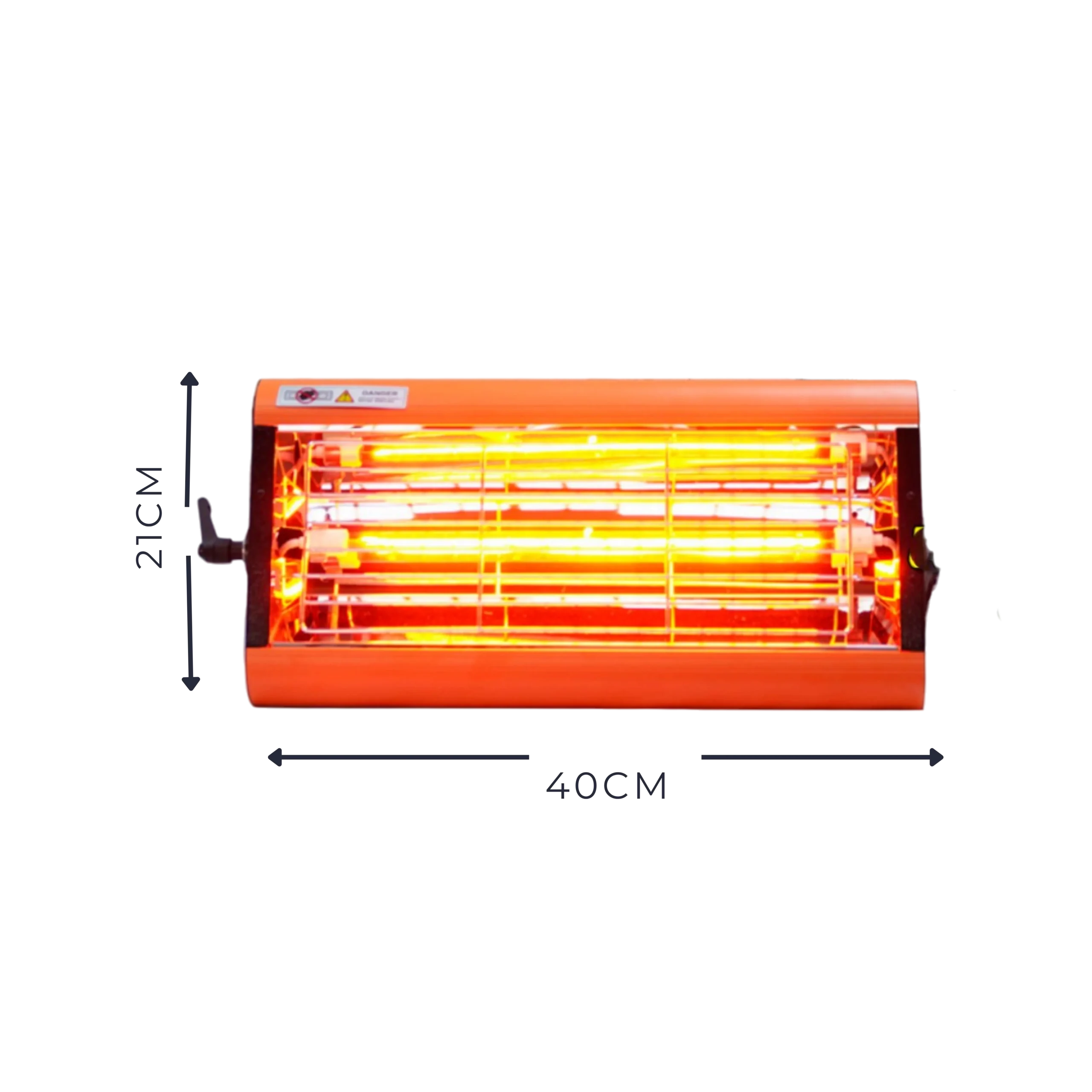 LÁMPARA DE 1 QUEMADOR CON TEMPORIZADOR 1000 WATTS