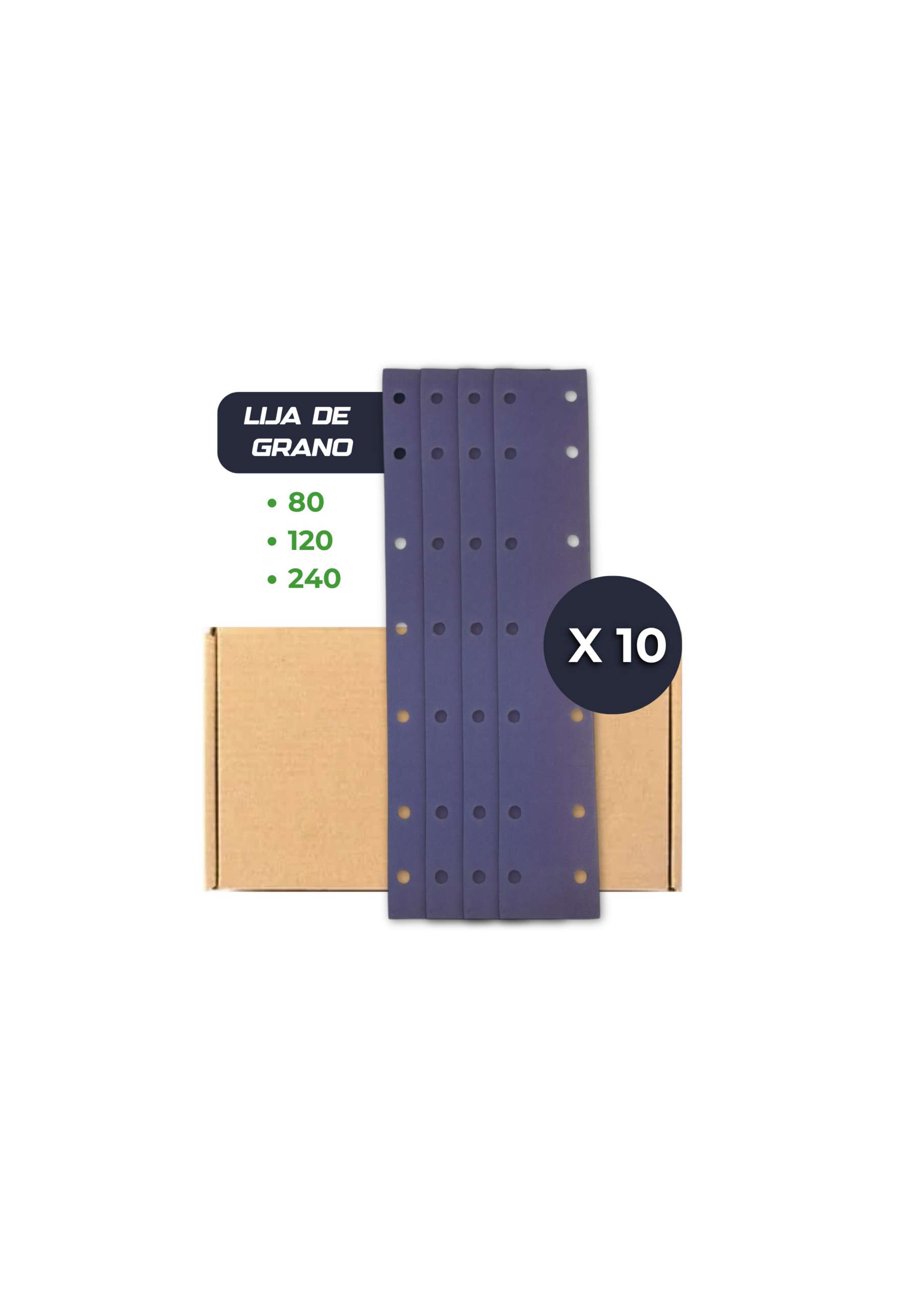 LIJAS SUELTAS – PACK X 10