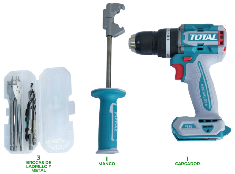TALADRO INALAMBRICO – MARCA TOTAL