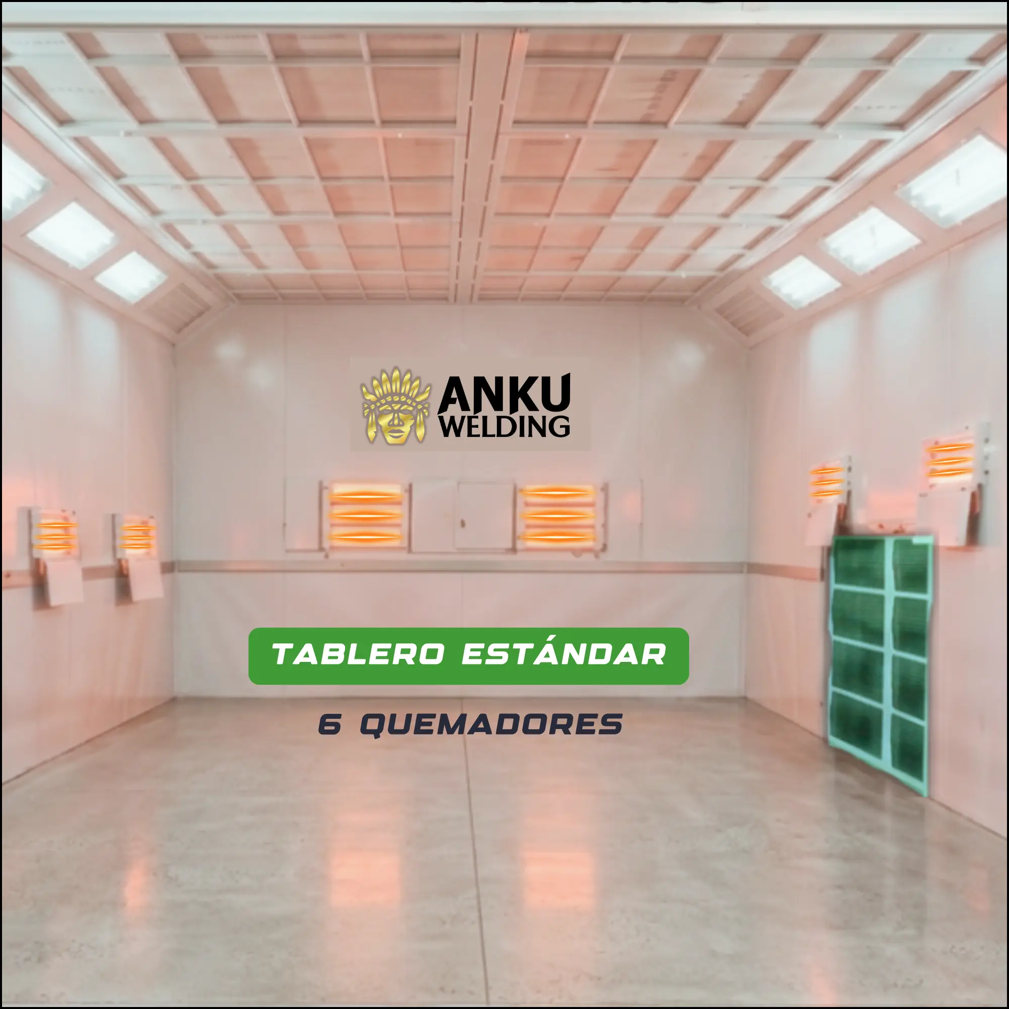 SISTEMA DE SECADO 6 QUEMADORES – TABLERO ESTÁNDAR